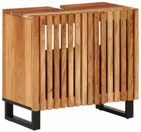 vidaXL Dulap pentru chiuveta de baie, 62x34x58 cm, lemn masiv acacia