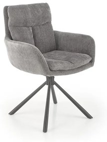 Scaun rotativ K495 stofa gri