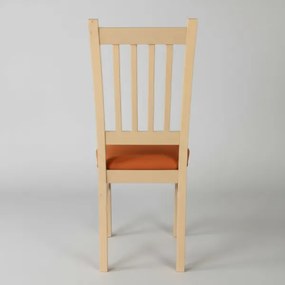 Scaun de dining SIMON stejar/portocaliu