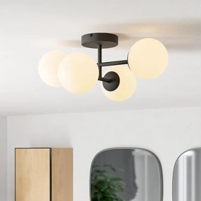 Eglo 902094 - Plafonieră LED aplicată pentru baie CASTROVIDO 4xG9/4,2W/230V IP44 neagră