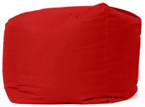 Taburet de exterior Square Pouf - Red