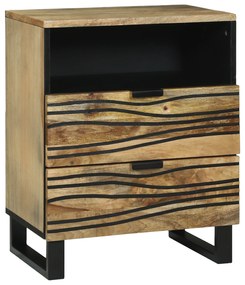 vidaXL Dulap de noapte Maro 50 x 33 x 60 cm Lemn masiv de mango