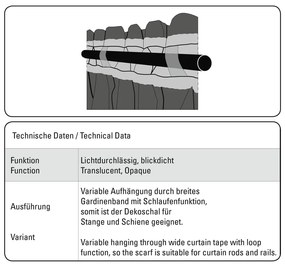 Perdea roz 175x140 cm Etamine - Gardinia