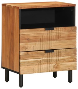 vidaXL Noptieră, 50x33x62 cm, lemn masiv de acacia
