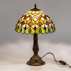 Brilagi - Lampă de masă Tiffany MARGARET, cu vitralii, 1xE27/40W/230V
