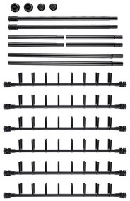 Pantofar negru telescopic din metal Herkules – Wenko