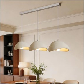BRILAGI - Lustră suspendată pe cablu WABI SABI 3xE27/60W/230V albă