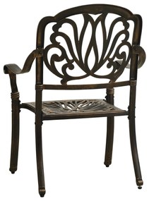 Set mobilier bistro, 3 piese, bronz, aluminiu turnat Bronz, 3