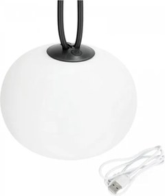 Lampă LED reglabilă reîncărcabilă pentru exterior VENEZIA LED/1,5W/5V 2500K IP54 2600mAh negru