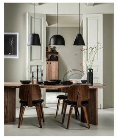 Scaun de dining negru-natural Classic – vtwonen