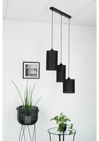Brilagi - Lustr TUBES 3xE27/15W/230V negru pe cablu
