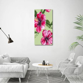 Imagine de sticlă flori Hawaii