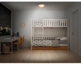 Osram - Plafonieră ORBIS MILAN 2xE27/10W/230V, Ø 30,5 cm, finisaj lemn