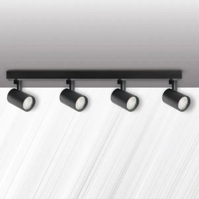 Spot LYNX 4xGU10/10W/230V negru