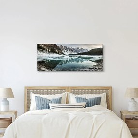 Tablou - lacul iarna (120x50 cm)