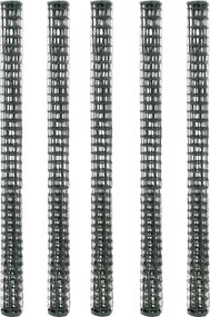 vidaXL Plase gard de grădină, 5 buc., verde, 1x1,2 m, HDPE