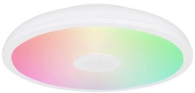 Corp de iluminat LED RGB pentru baie cu difuzor RAFFY LED/18W/230V IP44 Globo + telecomandă