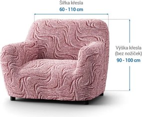 Gaico Huse bielastice BRILLANTE bordo fotoliu (l. 60 - 110 cm)