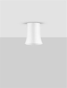 Spot aplicat design decorativ Ghips, AKU alb