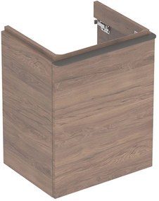 Geberit Smyle Square dulap 49.2x40.6x61.7 cm dulap atârnat sub chiuvetă nucă 500.363.JR.1