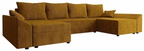 Colțar Memphis 105Cutie de pat, 316x138x82cm, 119 kg, Picioare: Plastic