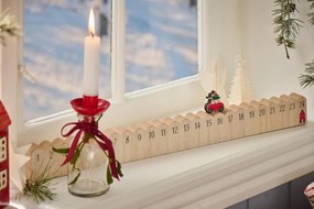 IB Laursen Calendar de Craciun din lemn DRIVING CAR