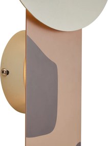 Lampă de perete pentru copii maro cu LED, cu 3 trepte de intensitate luminoasă - Gigi Girafa