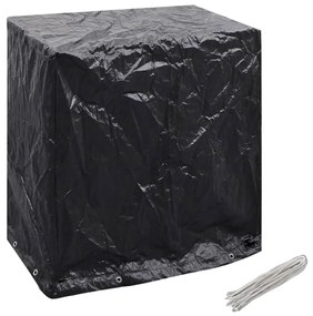 45126 vidaXL Husă mobilier grădină masă tenis 2 buc, 8 ocheți, 160x55x182 cm