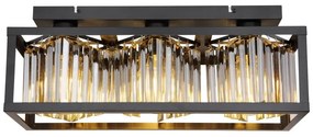 Plafoniera design modern Mathilde negru mat