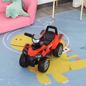 HOMCOM ATV GOODYEAR Licențiat, cu Lumini și Sunete Reale, Roșu și Negru, pentru Piloți în Devenire de 18-36 Luni | Aosom Romania