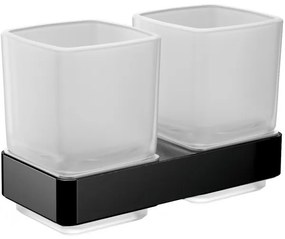 Pahar cu suport dublu, Emco Loft, negru, 052513300