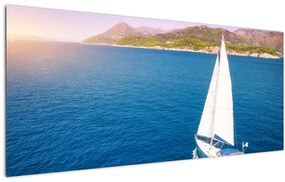 Tablou - Excursie cu navă (120x50 cm)