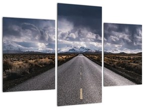 Tablou drumului în deșert (90x60 cm)