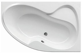 Ravak CL21000000 - Cadă de colț ROSA 160x105 cm acrilic/alb