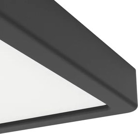 Eglo 901302-LED Plafonieră FUEVA LED/7W/230V 2700/4000/6500K 15x15cm neagră