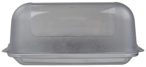 Cutie pentru unt si branza Fackelmann 47355, 17x11 cm, Transparent