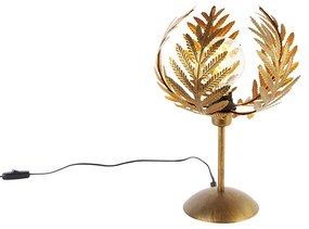 Lampa de masa vintage aurie 26 cm - Botanica