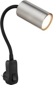 Globo 57911DP - Spot pentru priză ROBBY 1xGU10/35W/230V crom mat