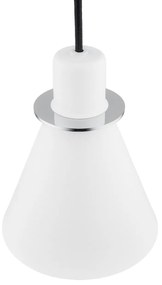 Pendul modern design retro Beverly alb/crom