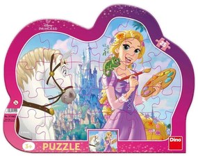 PUZZLE CU RAMA - RAPUNZEL (25 PIESE) - DINO (311442)
