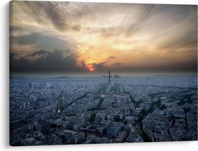 Tabloul - Paris din înâlțime (70x50 cm)