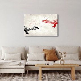 Tablou - Crocodili (90x60 cm)