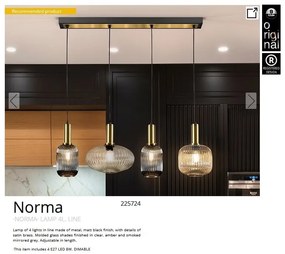 Lustra moderna dimabila cu 4 pendule Norma