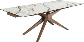 Masa extensibila deosebita design LUX Marble 160-240x100cm
