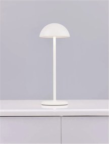 Lampa LED portabila iluminat exterior decorativ ROSE alba
