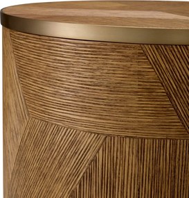 Masuta auxiliara LUX, Furnir de stejar, Velutto