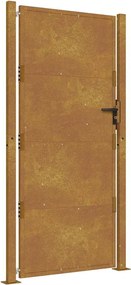 vidaXL Poartă de grădină 100x175 cm, oțel Corten