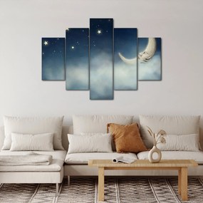 Tablou - Luna cu stele (150x105 cm)