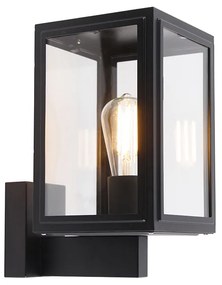 Aplică rustică neagră IP44 - Sutton Up