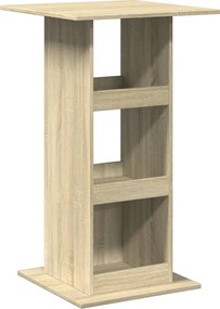vidaXL Masă bar cu depozitare stejar sonoma 60x60x102cm lemn prelucrat